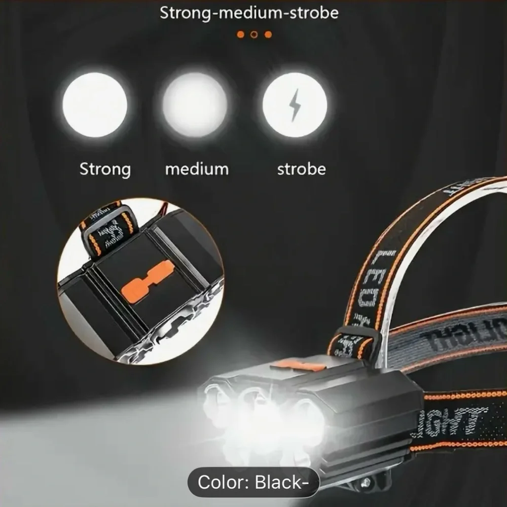 LED Headlamp with USB Charger Included - Picture 15 of 16